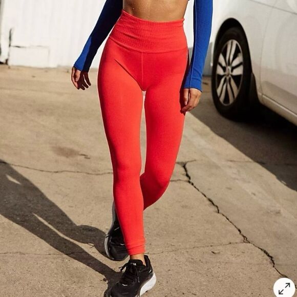 Free People High-Rise 7/8 Length Good Karma Leggings XS/S - Picture 6 of 6